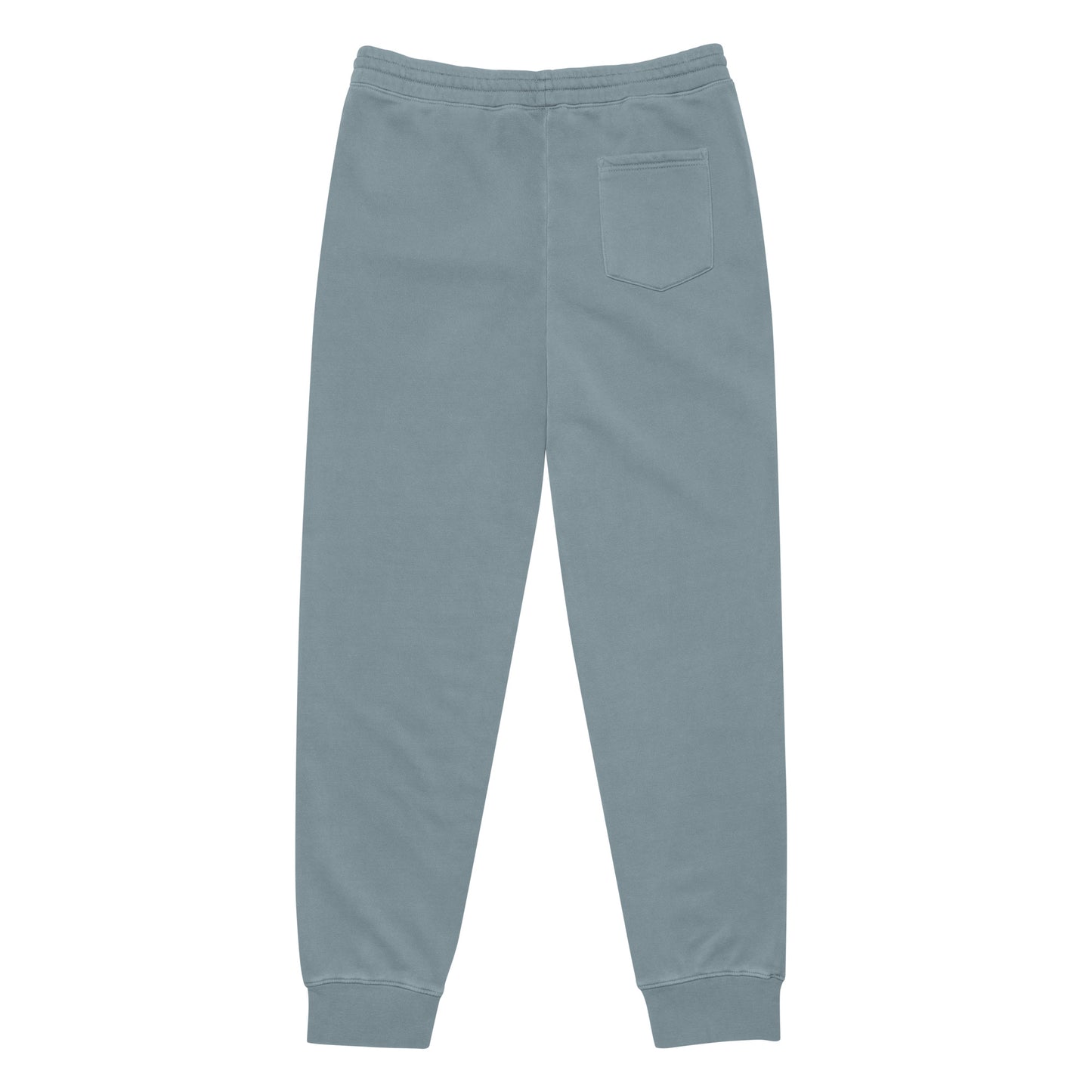 White logo pigment-dyed sweatpants